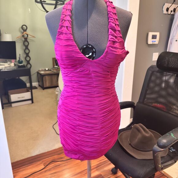 Bebe Women's‎ Pink Dress XS - Picture 2 of 7
